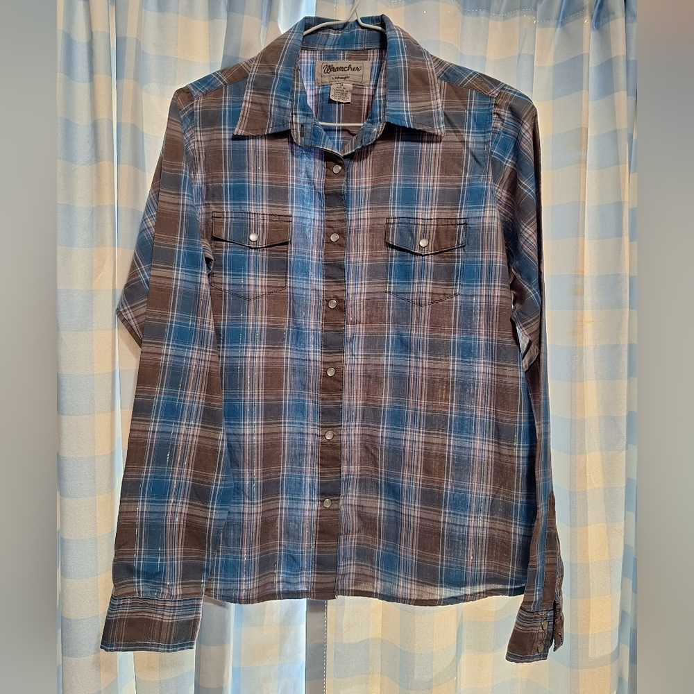 Wrangler Women's Western Style Button-down Shirt